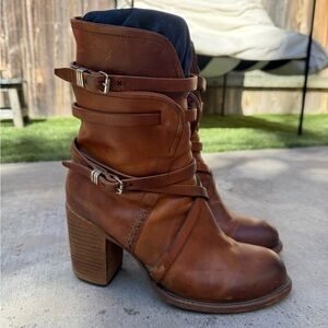 Freebird Baker Brown Leather Boots